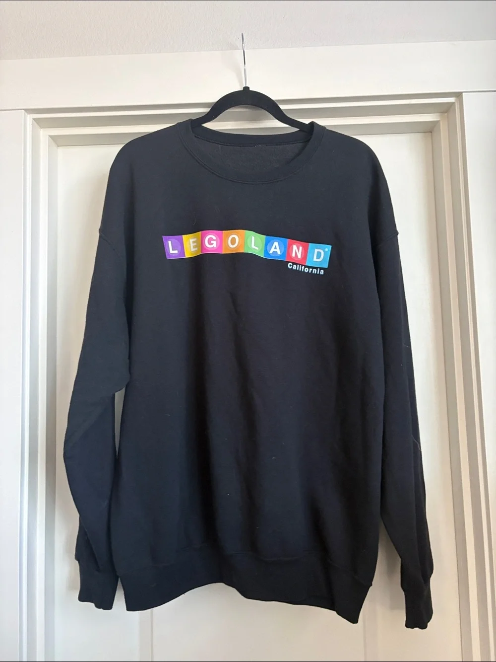 Legoland California Black Logo Crewneck Sweatshirt